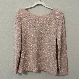 Light pink with sparkles sweater